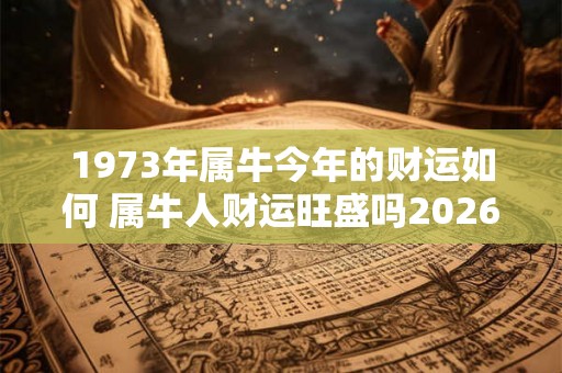 1973年属牛今年的财运如何 属牛人财运旺盛吗2026年 1973年属牛今年的财运如何 属牛人财运旺盛吗2026年