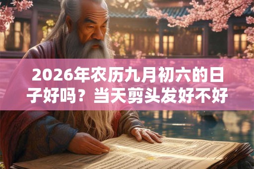 2026年农历九月初六的日子好吗？当天剪头发好不好？
