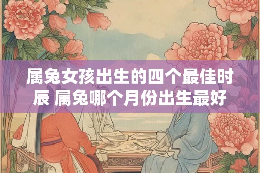 属兔女孩出生的四个最佳时辰 属兔哪个月份出生最好