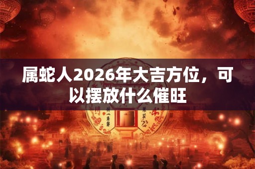 属蛇人2026年大吉方位，可以摆放什么催旺