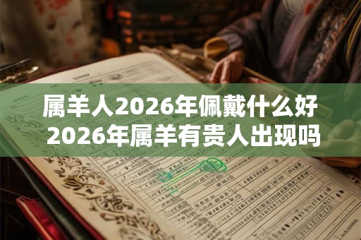 属羊人2026年佩戴什么好 2026年属羊有贵人出现吗
