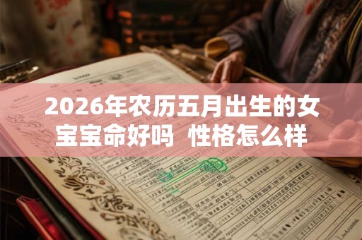 2026年农历五月出生的女宝宝命好吗  性格怎么样