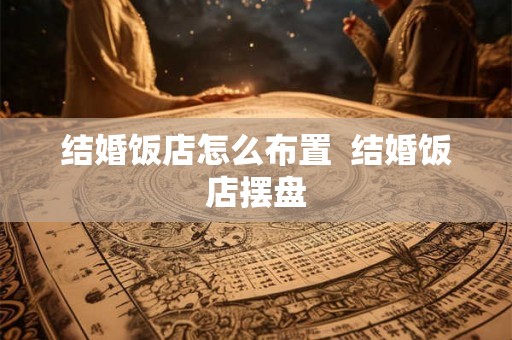 结婚饭店怎么布置  结婚饭店摆盘