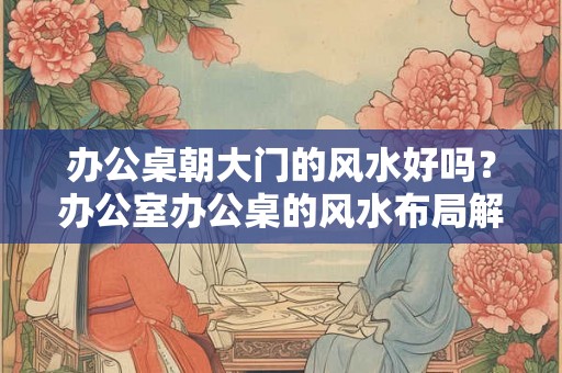 办公桌朝大门的风水好吗？办公室办公桌的风水布局解析。