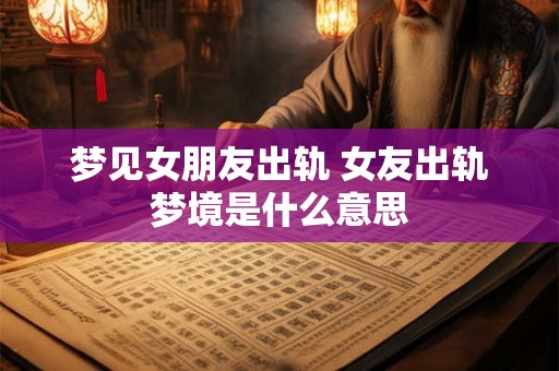 梦见女朋友出轨 女友出轨梦境是什么意思 梦见女朋友出轨 女友出轨梦境是什么意思