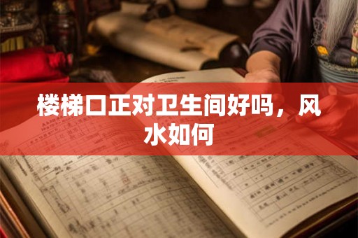 楼梯口正对卫生间好吗，风水如何