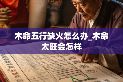 木命五行缺火怎么办_木命太旺会怎样