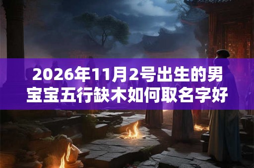 2026年11月2号出生的男宝宝五行缺木如何取名字好