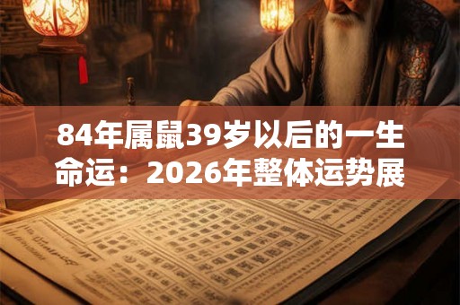 84年属鼠39岁以后的一生命运：2026年整体运势展望