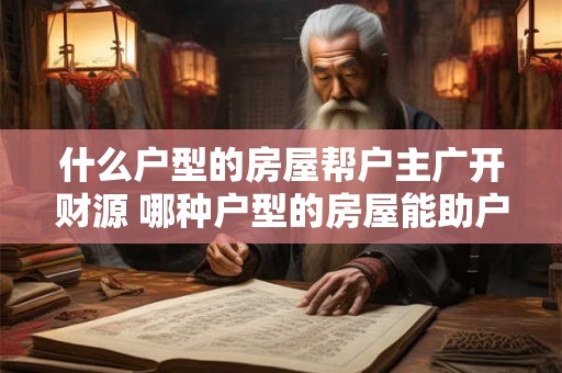 什么户型的房屋帮户主广开财源 哪种户型的房屋能助户主增加财源
