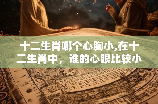 十二生肖哪个心胸小,在十二生肖中，谁的心眼比较小