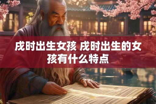 戌时出生女孩 戌时出生的女孩有什么特点