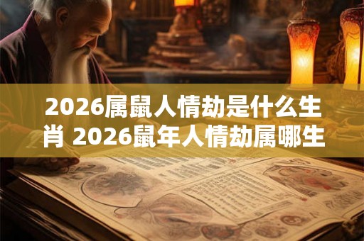 2026属鼠人情劫是什么生肖 2026鼠年人情劫属哪生肖 2026属鼠人情劫是什么生肖 2026鼠年人情劫属哪生肖