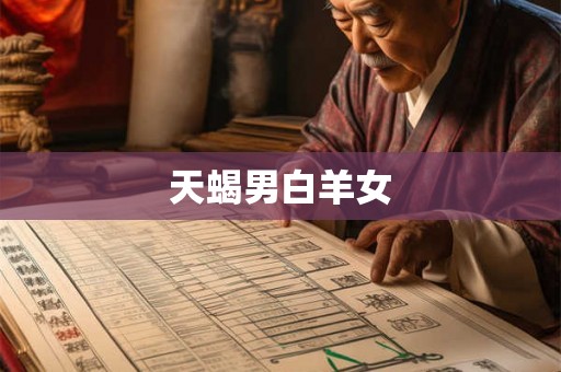 天蝎男白羊女