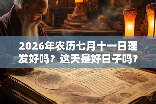 2026年农历七月十一日理发好吗？这天是好日子吗？