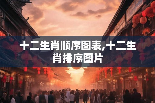十二生肖顺序图表,十二生肖排序图片