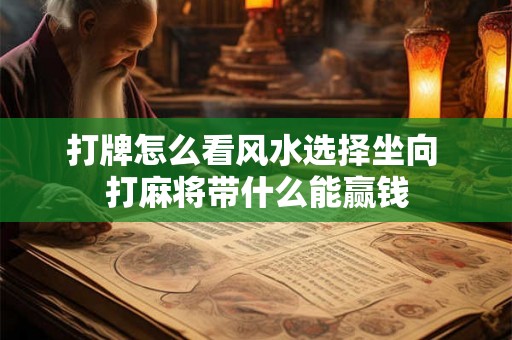 打牌怎么看风水选择坐向 打麻将带什么能赢钱