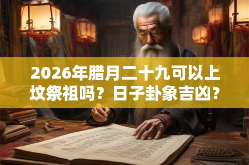 2026年腊月二十九可以上坟祭祖吗？日子卦象吉凶？