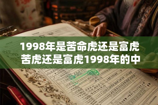 1998年是苦命虎还是富虎 苦虎还是富虎1998年的中国经济如何