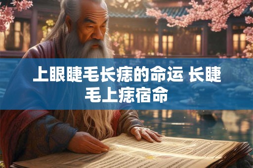 上眼睫毛长痣的命运 长睫毛上痣宿命
