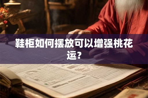 鞋柜如何摆放可以增强桃花运? 鞋柜如何摆放可以增强桃花运?