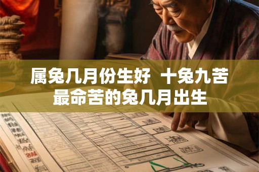 属兔几月份生好  十兔九苦最命苦的兔几月出生