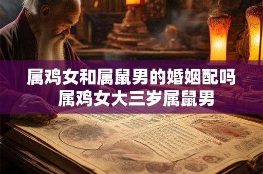 属鸡女和属鼠男的婚姻配吗  属鸡女大三岁属鼠男