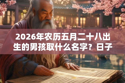 2026年农历五月二十八出生的男孩取什么名字？日子好不好？