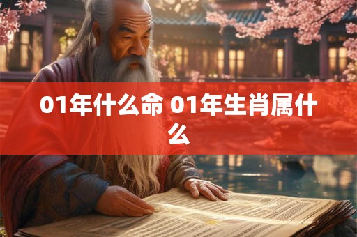 01年什么命 01年生肖属什么