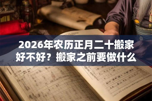 2026年农历正月二十搬家好不好?搬家之前要做什么? 2026年农历正月二十搬家好不好?搬家之前要做什么?