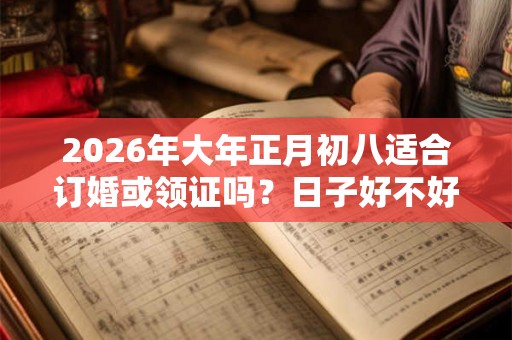 2026年大年正月初八适合订婚或领证吗？日子好不好？