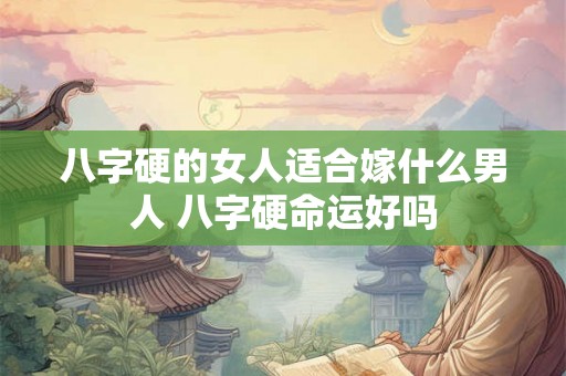 八字硬的女人适合嫁什么男人 八字硬命运好吗