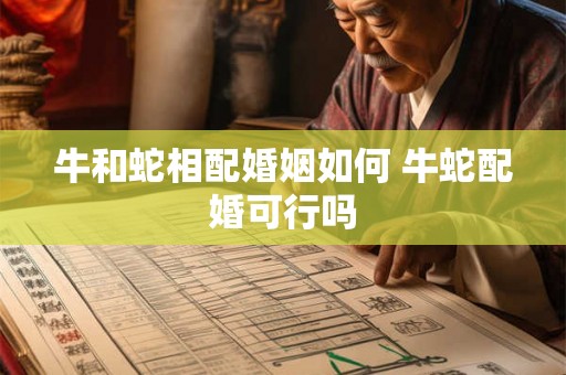 牛和蛇相配婚姻如何 牛蛇配婚可行吗