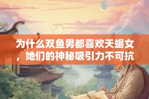 为什么双鱼男都喜欢天蝎女，她们的神秘吸引力不可抗拒