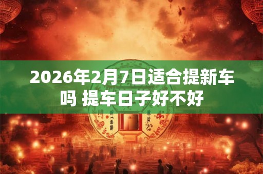2026年2月7日适合提新车吗 提车日子好不好