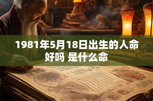 1981年5月18日出生的人命好吗 是什么命