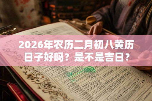 2026年农历二月初八黄历日子好吗？是不是吉日？