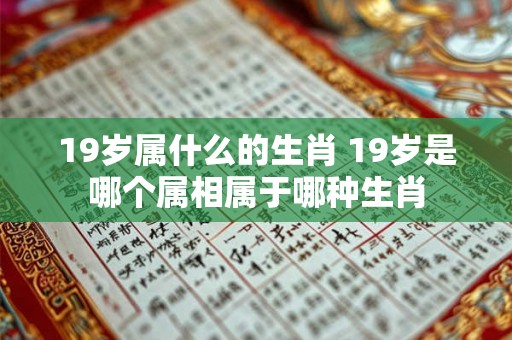 19岁属什么的生肖 19岁是哪个属相属于哪种生肖 19岁属什么的生肖 19岁是哪个属相属于哪种生肖