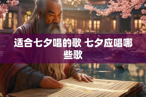 适合七夕唱的歌 七夕应唱哪些歌