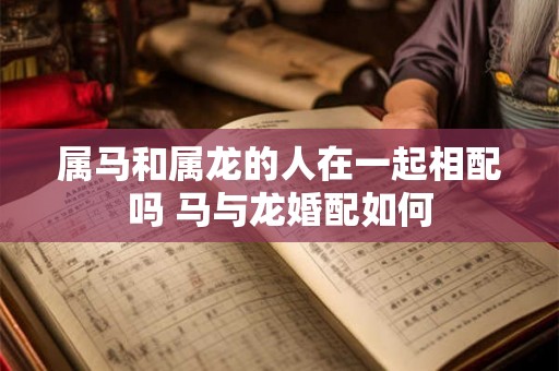 属马和属龙的人在一起相配吗 马与龙婚配如何 属马和属龙的人在一起相配吗 马与龙婚配如何
