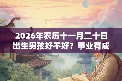 2026年农历十一月二十日出生男孩好不好？事业有成吗？
