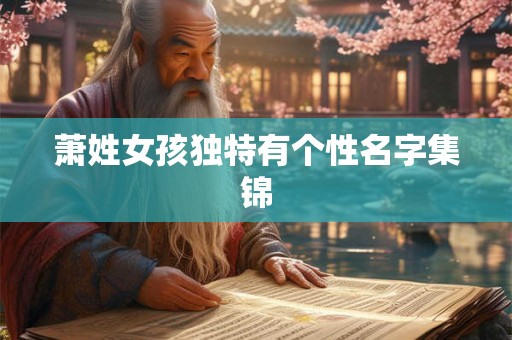 萧姓女孩独特有个性名字集锦