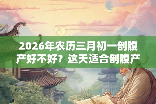 2026年农历三月初一剖腹产好不好？这天适合剖腹产吗？