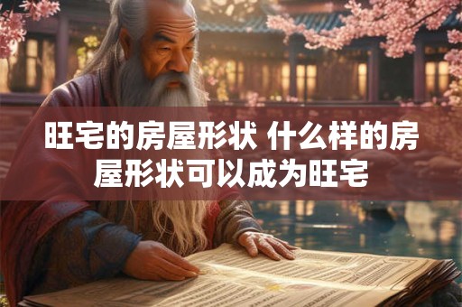 旺宅的房屋形状 什么样的房屋形状可以成为旺宅