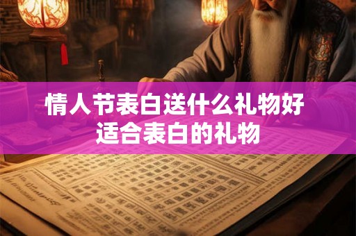 情人节表白送什么礼物好 适合表白的礼物 情人节表白送什么礼物好 适合表白的礼物