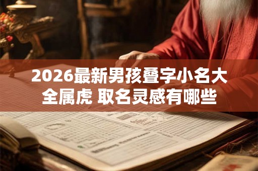 2026最新男孩叠字小名大全属虎 取名灵感有哪些 2026最新男孩叠字小名大全属虎 取名灵感有哪些