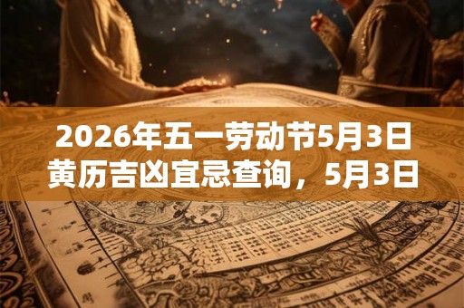 2026年五一劳动节5月3日黄历吉凶宜忌查询，5月3日卦象吉凶