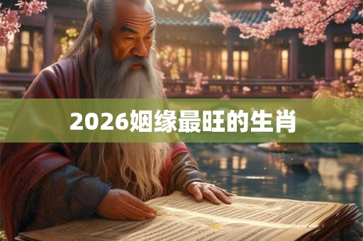 2026姻缘最旺的生肖