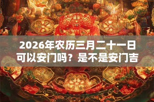 2026年农历三月二十一日可以安门吗？是不是安门吉日？