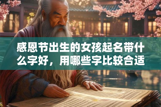 感恩节出生的女孩起名带什么字好，用哪些字比较合适